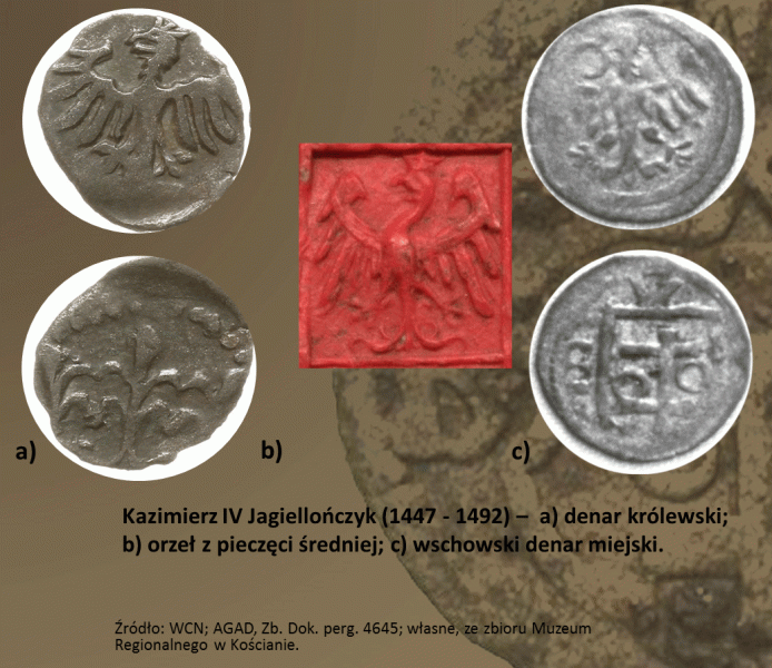 Denary wschowskie z Orłem Kazimierza IV Jagiellończyka