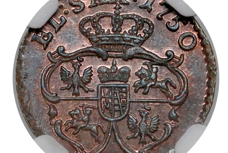 Rewers Szeląga drezdeńskiego 1750 August III Sas