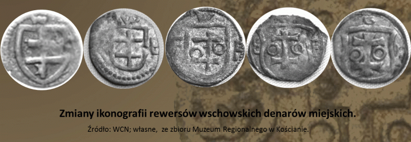 Rewersy wschowskich denarów miejskich